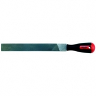 Lima tipo plana, corte a 2º, corte em ambas as arestas com punho de dois materiais
Comprimento 250mm - 10''