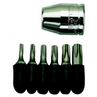 Conjunto de 7 peças de ponteiras TX, quadra de 3/8''
