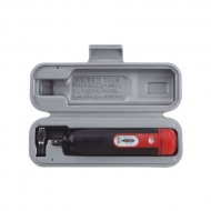 Chave de fendas dinamométricas de 1/4'' - cobrindo 1-5 Nm, com adaptador de acopolamento para ponteiras hexagonais de 1/4''