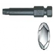 Ponteiras TX de 70 mm com quadra hexagonal  de 1/4''