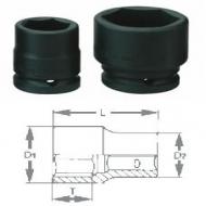 Chaves de caixa regulares, métricas de impacto, quadra de 3/4'' 6 pontos